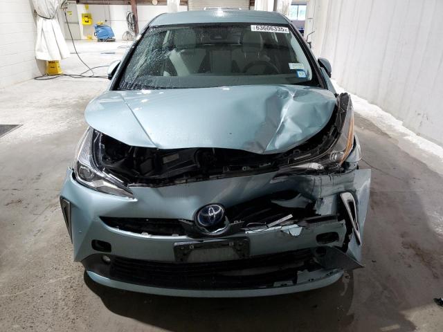  TOYOTA PRIUS 2020 Зеленый