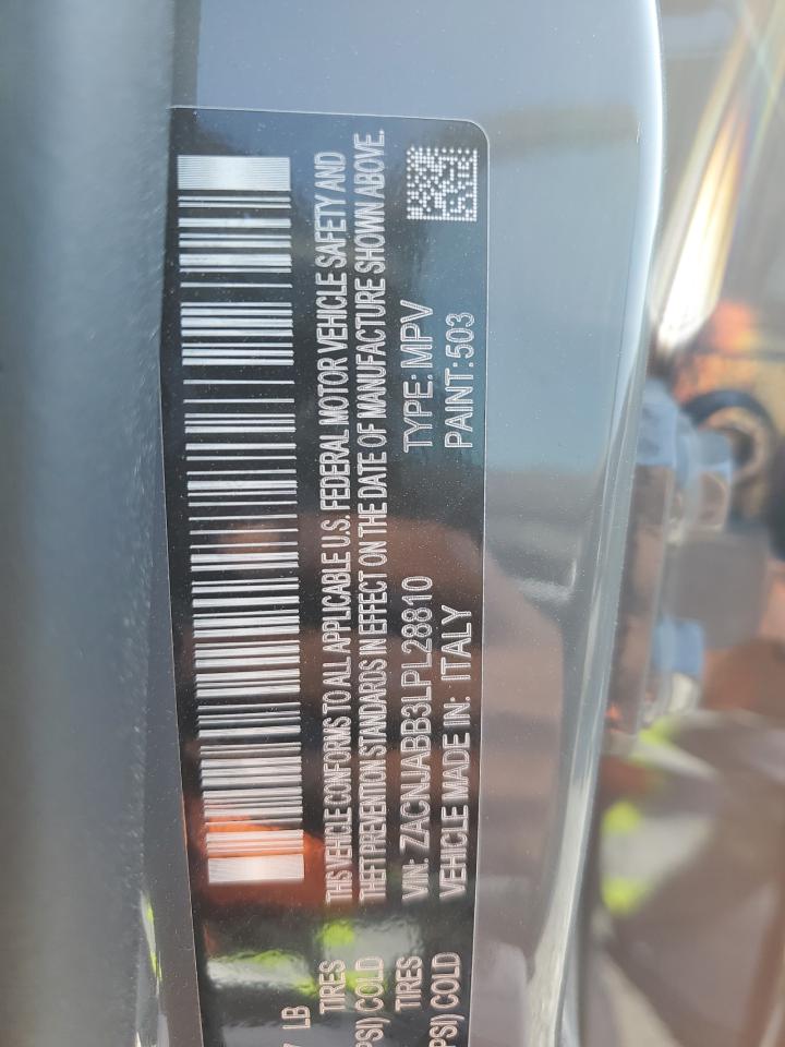 2020 Jeep Renegade Latitude VIN: ZACNJABB3LPL28810 Lot: 63623385