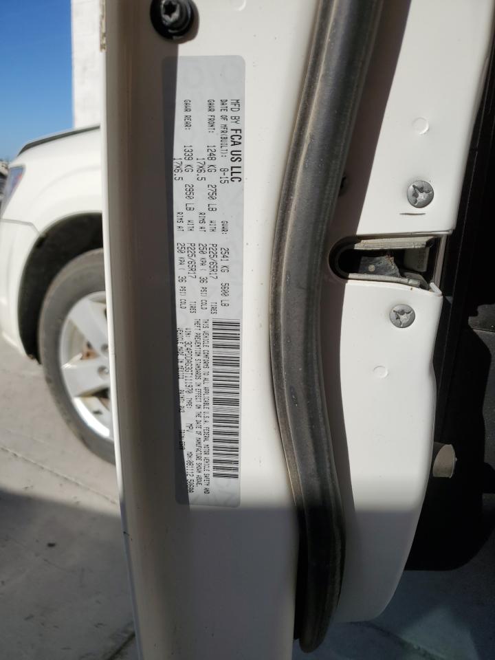 2016 Dodge Journey Se VIN: 3C4PDDAG3GT111970 Lot: 64314405