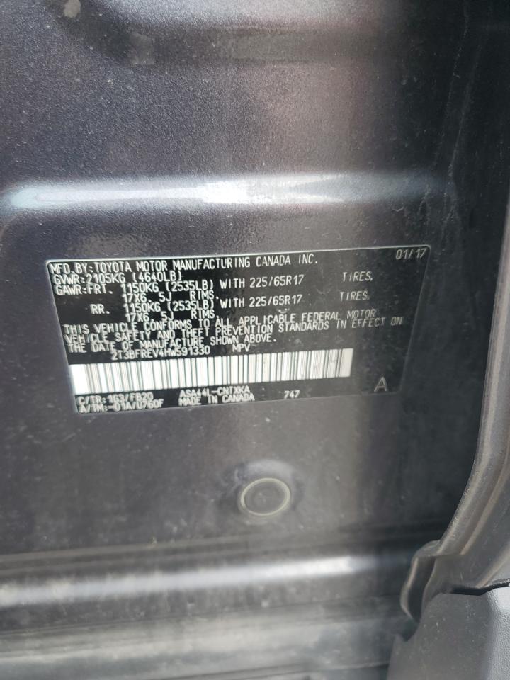 2017 Toyota Rav4 Le VIN: 2T3BFREV4HW591330 Lot: 64726745