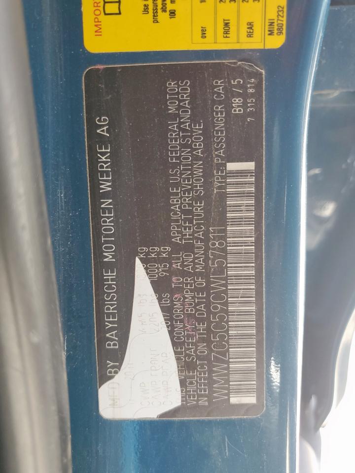 2012 Mini Cooper S Countryman VIN: WMWZC5C59CWL57811 Lot: 65257905