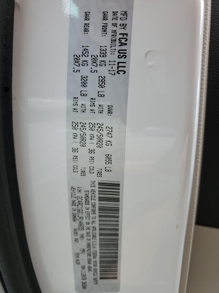 2018 Chrysler Pacifica Limited VIN: 2C4RC1GG1JR144655 Lot: 65688535