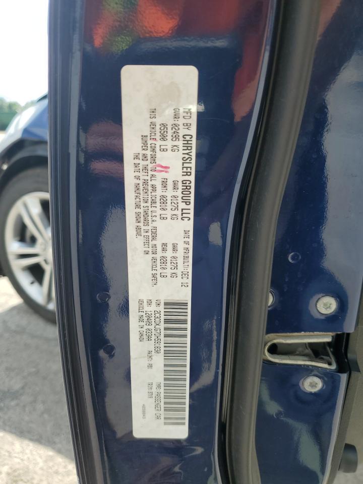 2013 Dodge Charger Sxt VIN: 2C3CDXJG7DH591830 Lot: 64902705