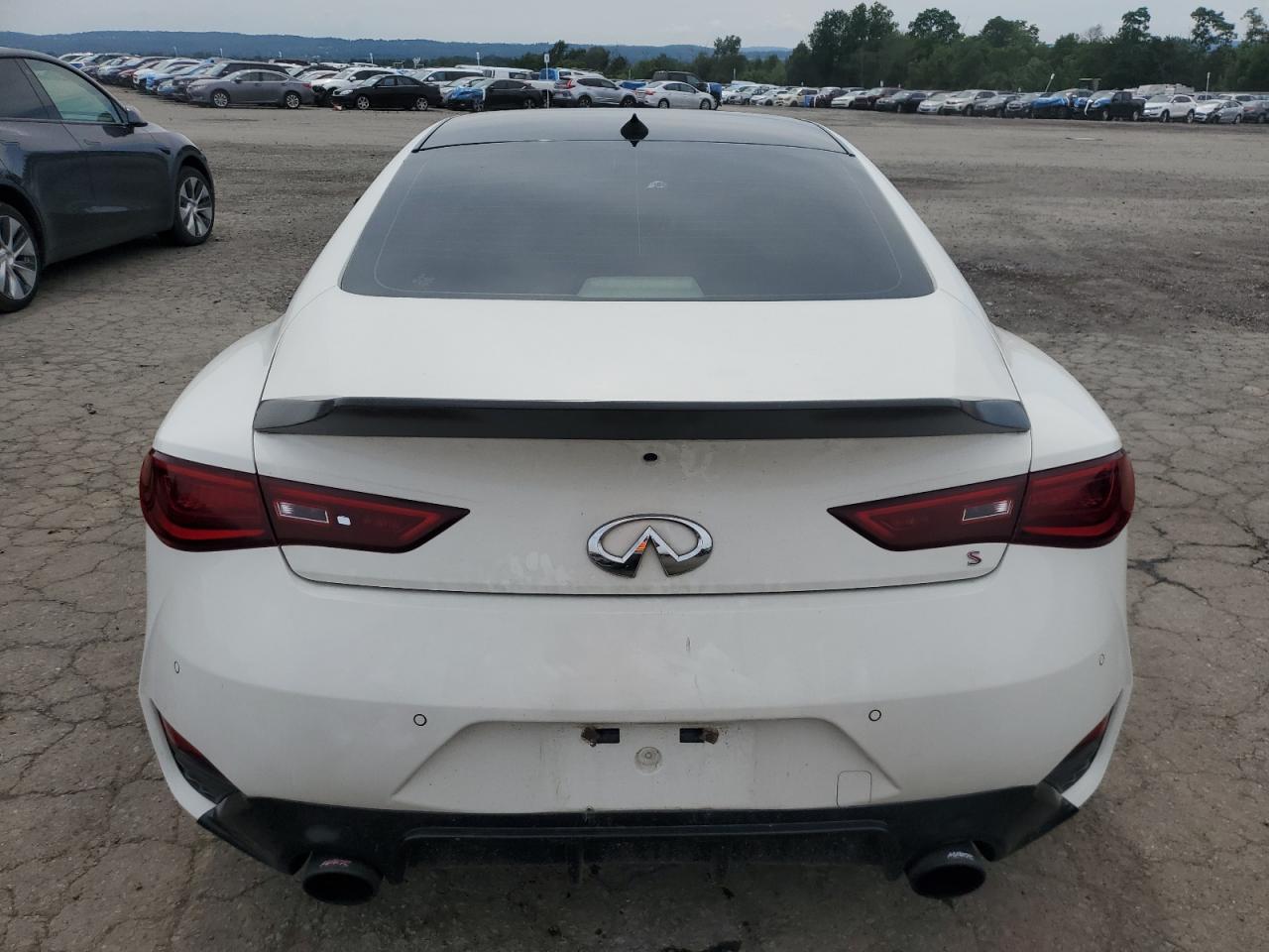 2018 Infiniti Q60 Red Sport 400 VIN: JN1FV7ELXJM630533 Lot: 64106665