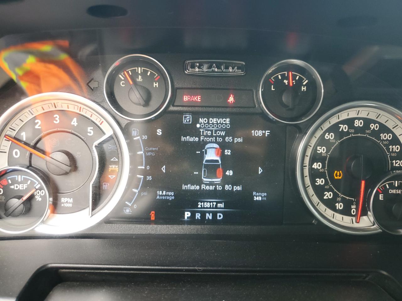 2015 Ram 2500 Laramie VIN: 3C6UR5FL5FG521409 Lot: 65412585