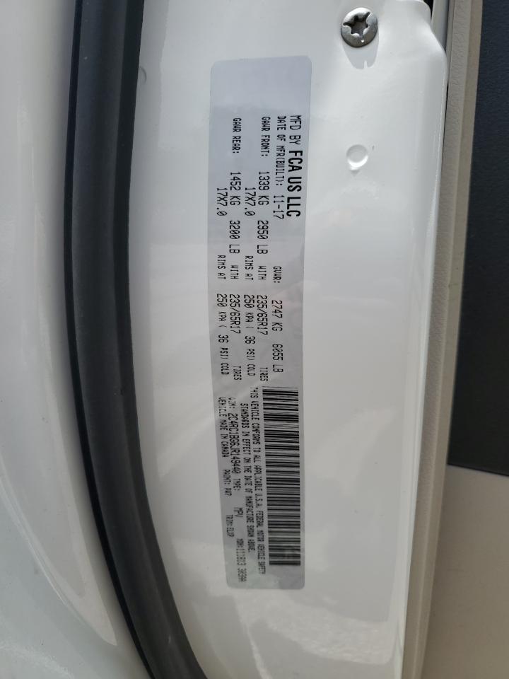 2018 Chrysler Pacifica Touring L VIN: 2C4RC1BG6JR149440 Lot: 65074575