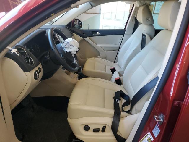  VOLKSWAGEN TIGUAN 2016 Czerwony