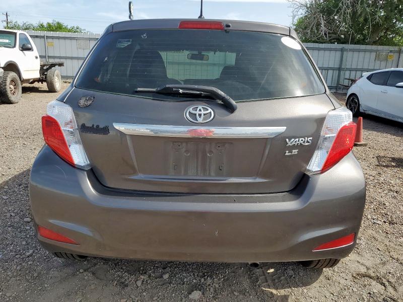 Hatchbacks TOYOTA YARIS 2012 Szary