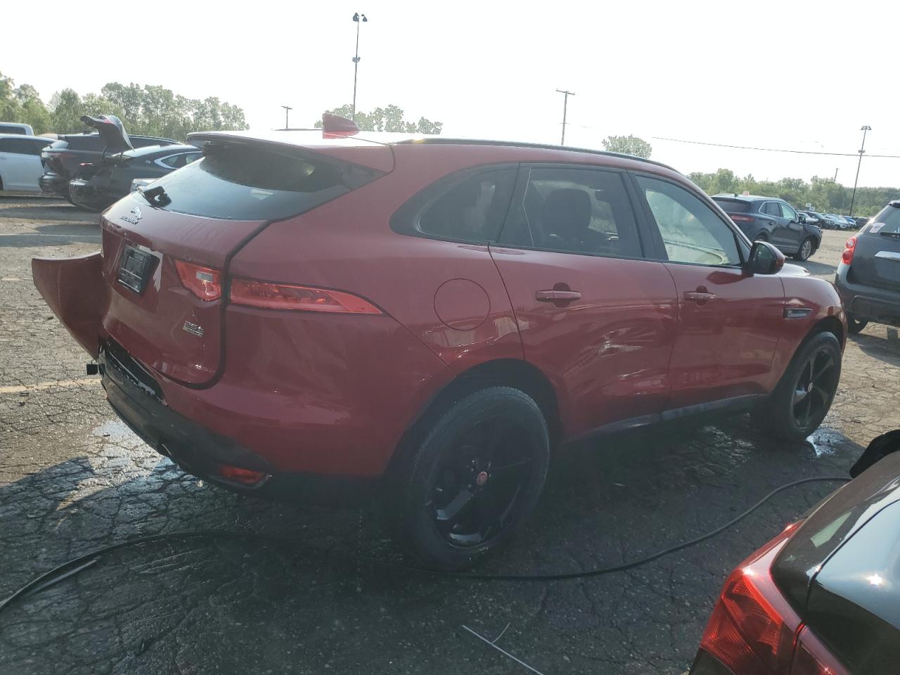2019 Jaguar F-Pace Premium red null gas SADCJ2FX3KA355272 photo #4