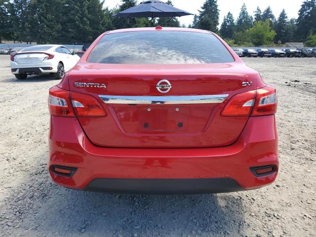 NISSAN SENTRA 2018 Красный