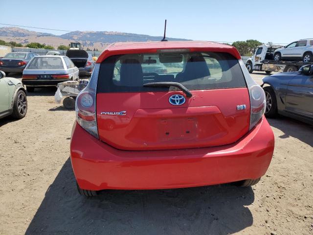  TOYOTA PRIUS 2012 Czerwony