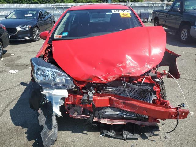 Hatchbacks TOYOTA YARIS 2016 Czerwony