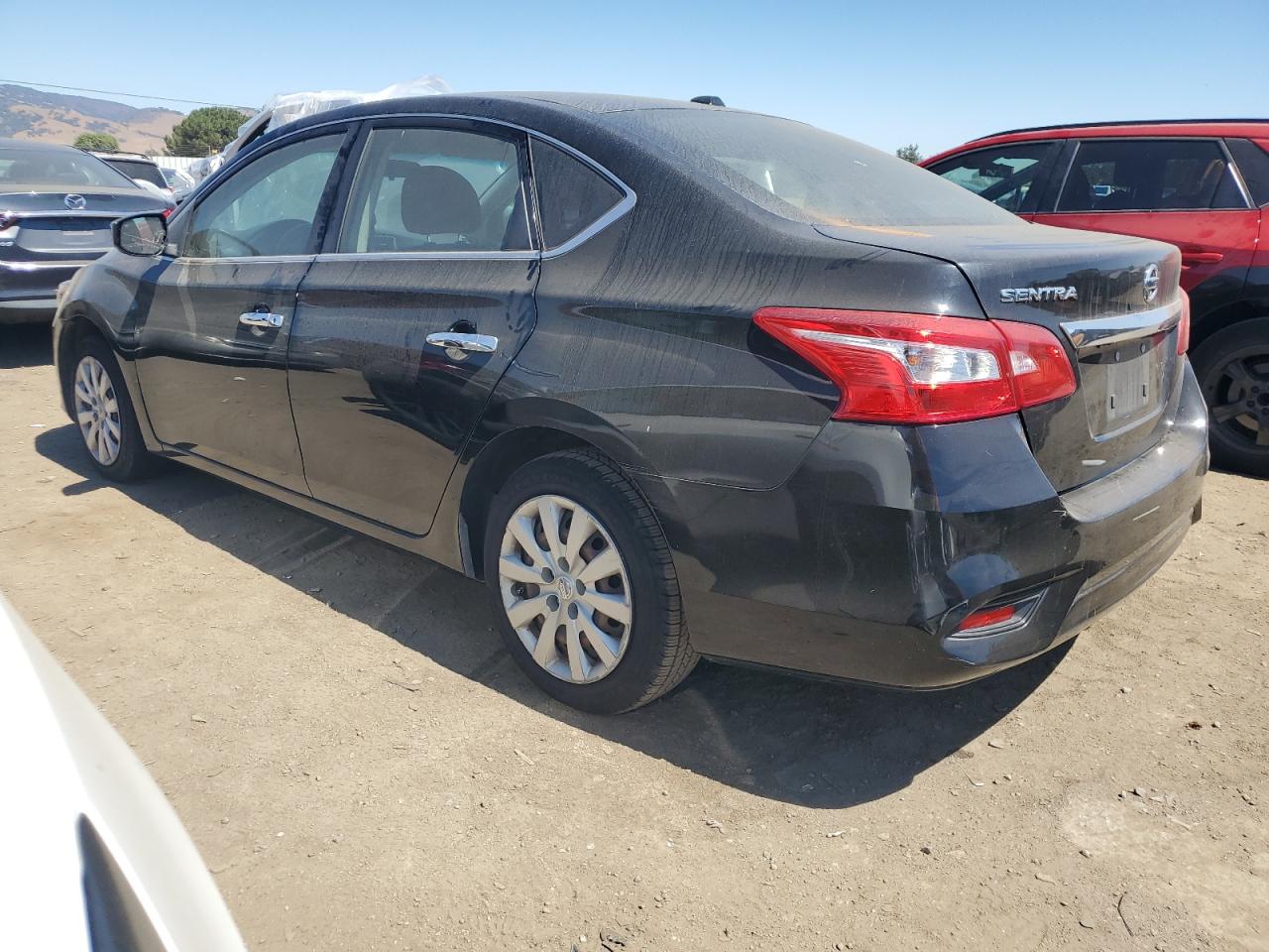 2017 Nissan Sentra S black null gas 3N1AB7AP6HL671984 photo #3