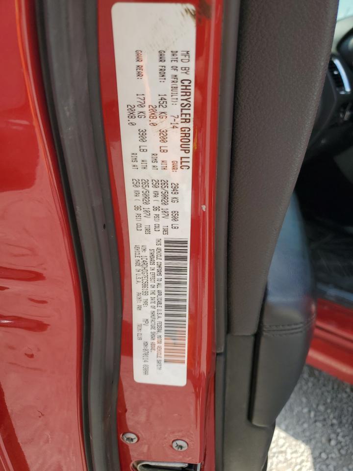 2014 Dodge Durango Limited VIN: 1C4RDHDG7EC586199 Lot: 63032105