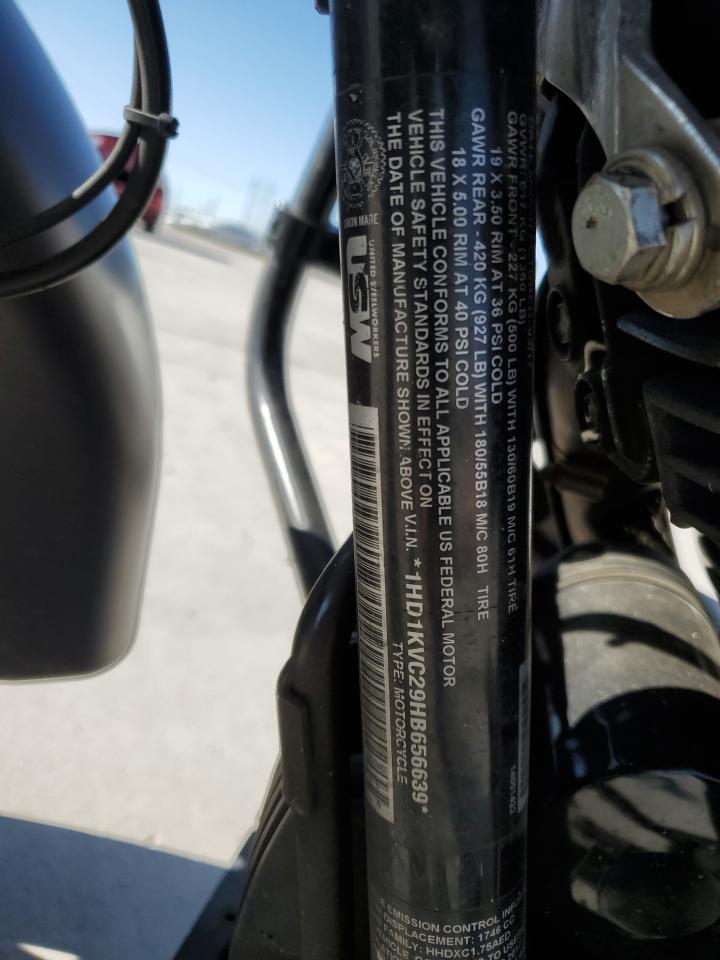 2017 Harley-Davidson Flhrxs VIN: 1HD1KVC29HB656639 Lot: 63646575