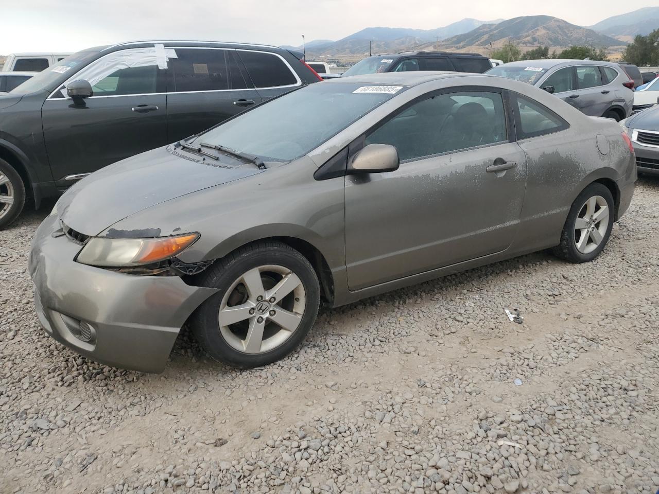 2007 Honda Civic Ex grey null gas 2HGFG11867H583780 photo #1