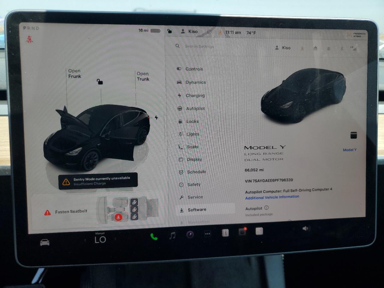 2023 Tesla Model Y VIN: 7SAYGAEE6PF796339 Lot: 63155255