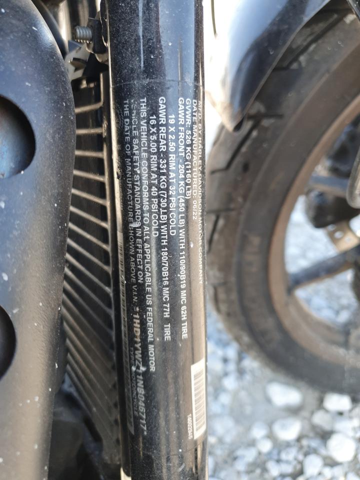 2022 Harley-Davidson Fxlrs VIN: 1HD1YWZ11NB046717 Lot: 63401235