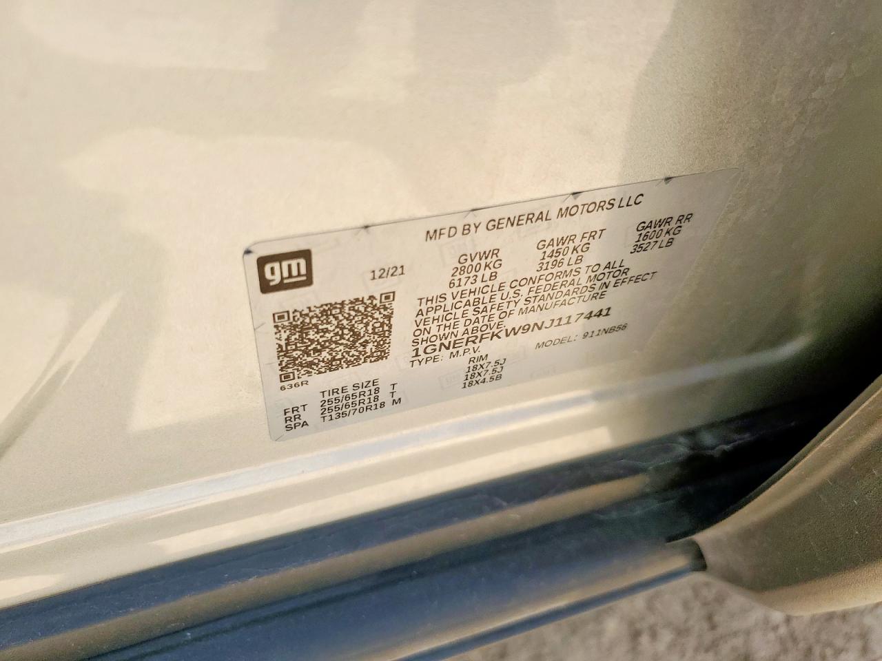 2022 Chevrolet Traverse Ls VIN: 1GNERFKW9NJ117441 Lot: 64373495