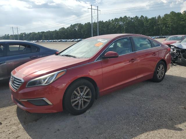  HYUNDAI SONATA 2017 Czerwony