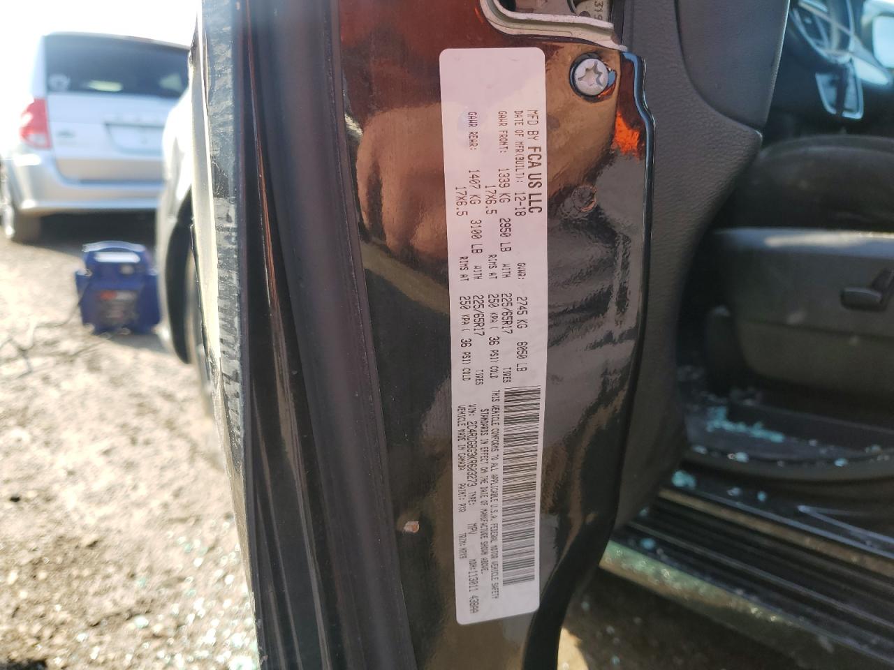 2019 Dodge Grand Caravan Se VIN: 2C4RDGBG3KR603273 Lot: 63847735