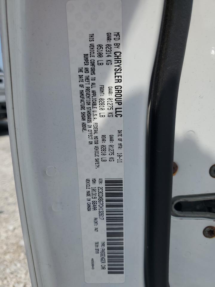 2012 Dodge Charger Se VIN: 2C3CDXBG7CH132617 Lot: 65129775