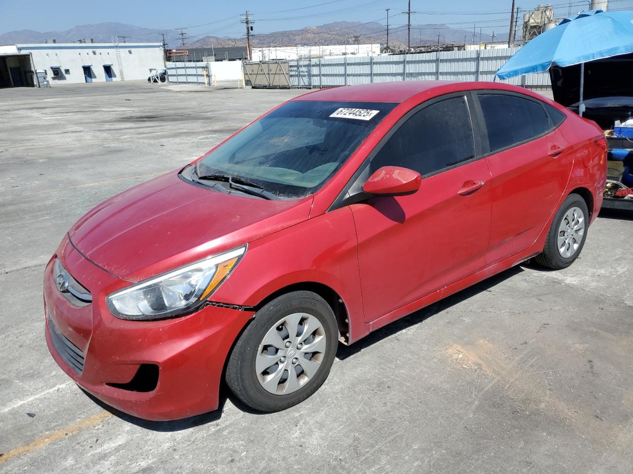 2017 Hyundai Accent Se VIN: KMHCT4AE8HU292468 Lot: 67244525
