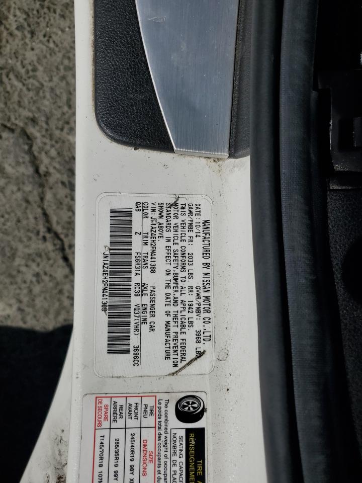 jn1az4eh2fm441388 JN1AZ4EH2FM441388 2015 Nissan 370Z Base