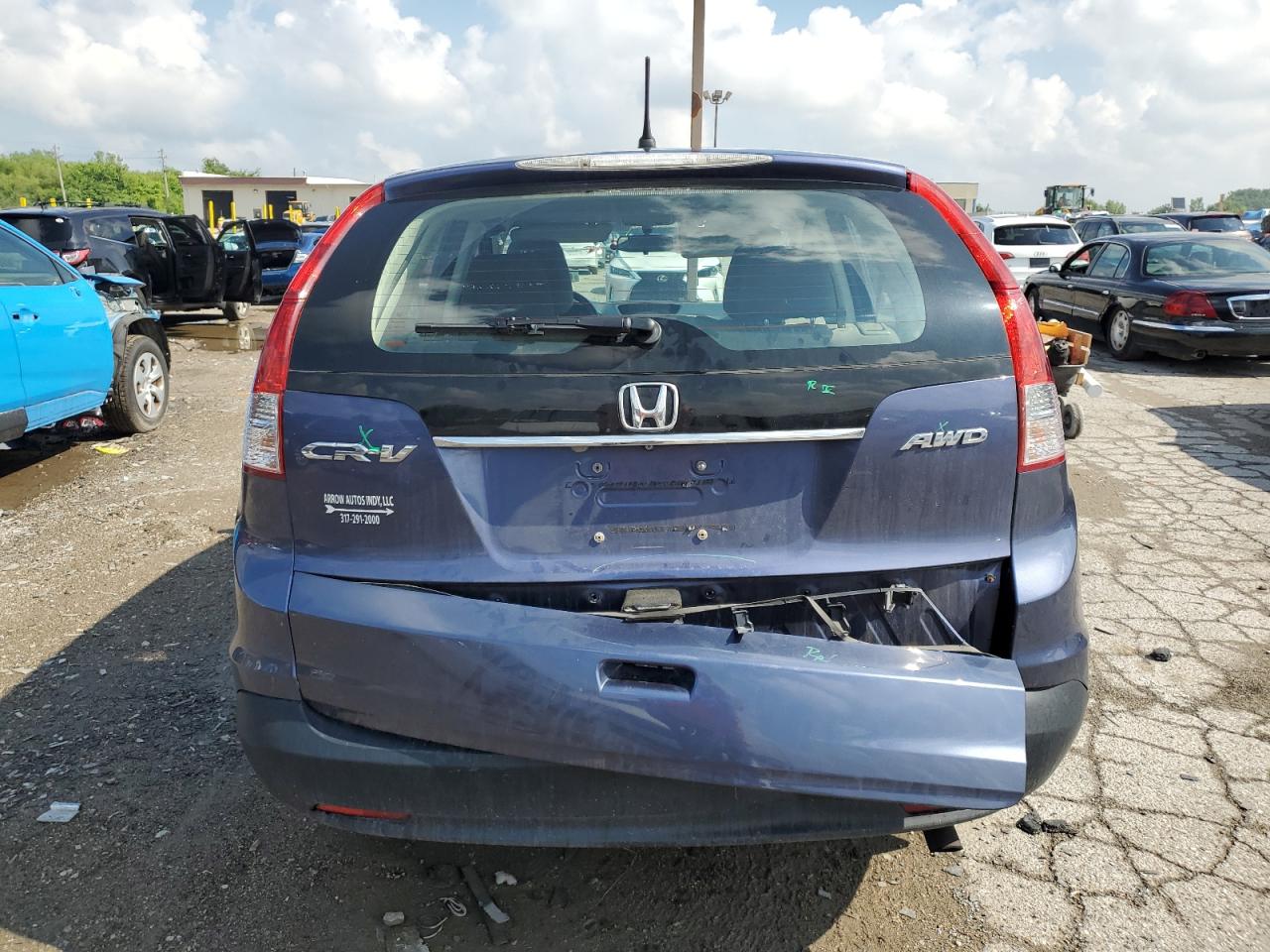 2013 Honda Cr-V Lx VIN: 2HKRM4H34DH692807 Lot: 64186065