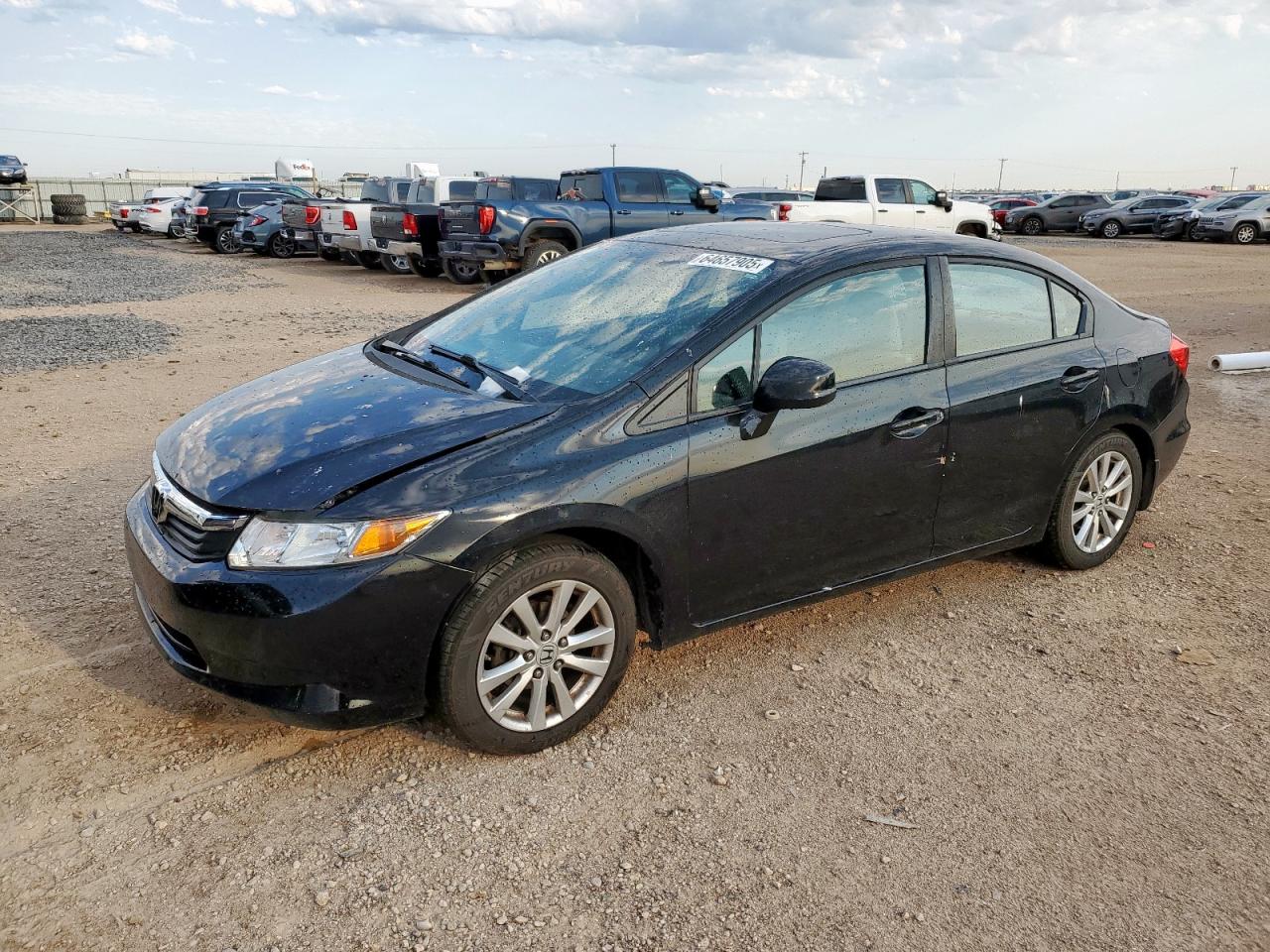 2012 Honda Civic Ex VIN: 19XFB2F83CE010059 Lot: 64657905