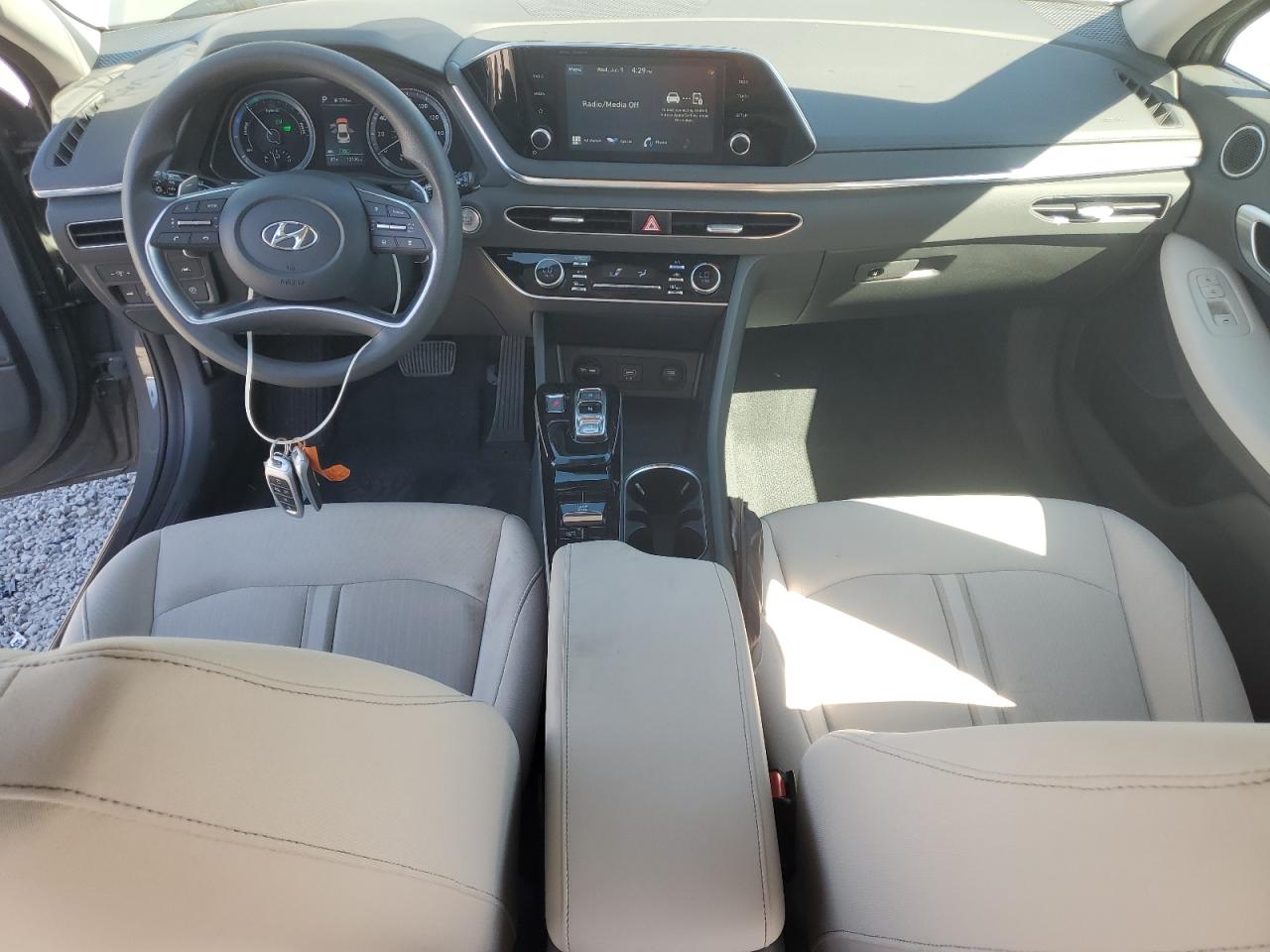 2021 Hyundai Sonata Hybrid VIN: KMHL24JJ5MA020343 Lot: 64097145