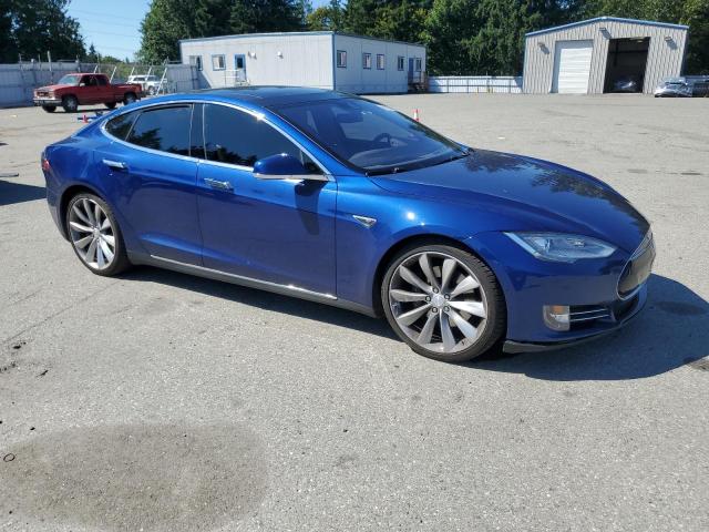  TESLA MODEL S 2015 Blue