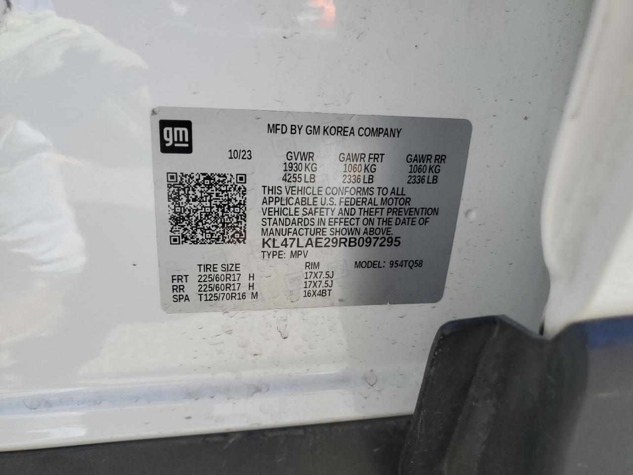 2024 Buick Envista Preferred VIN: KL47LAE29RB097295 Lot: 64310545