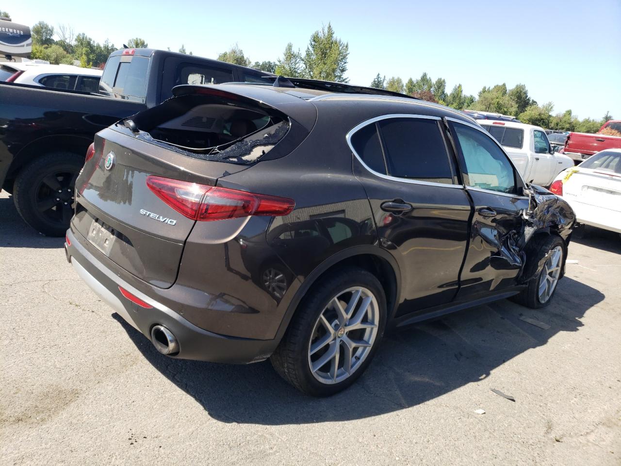 2018 Alfa Romeo Stelvio Ti VIN: ZASFAKBN0J7B92807 Lot: 65081885