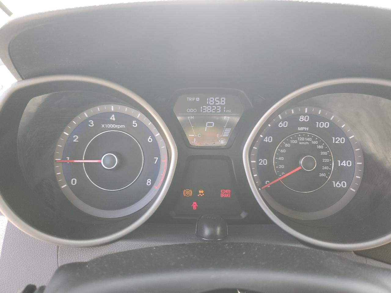 2013 Hyundai Elantra Gls VIN: KMHDH4AE2DU586478 Lot: 65352565