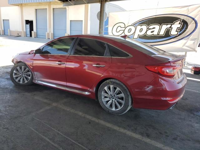Sedans HYUNDAI SONATA 2016 Burgundy