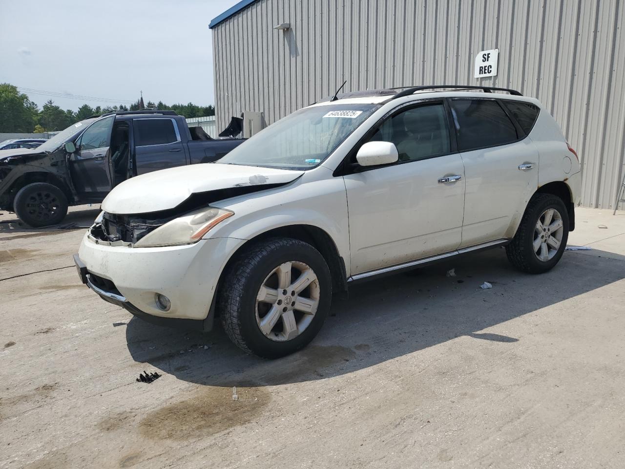 2007 Nissan Murano Sl VIN: JN8AZ08T67W505836 Lot: 64638825