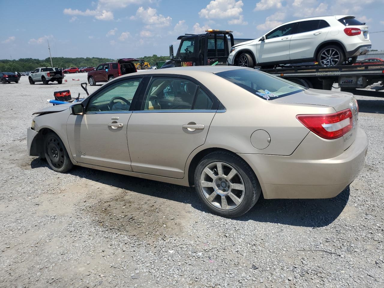 2007 Lincoln Mkz beige null gas 3LNHM26T87R634859 photo #3