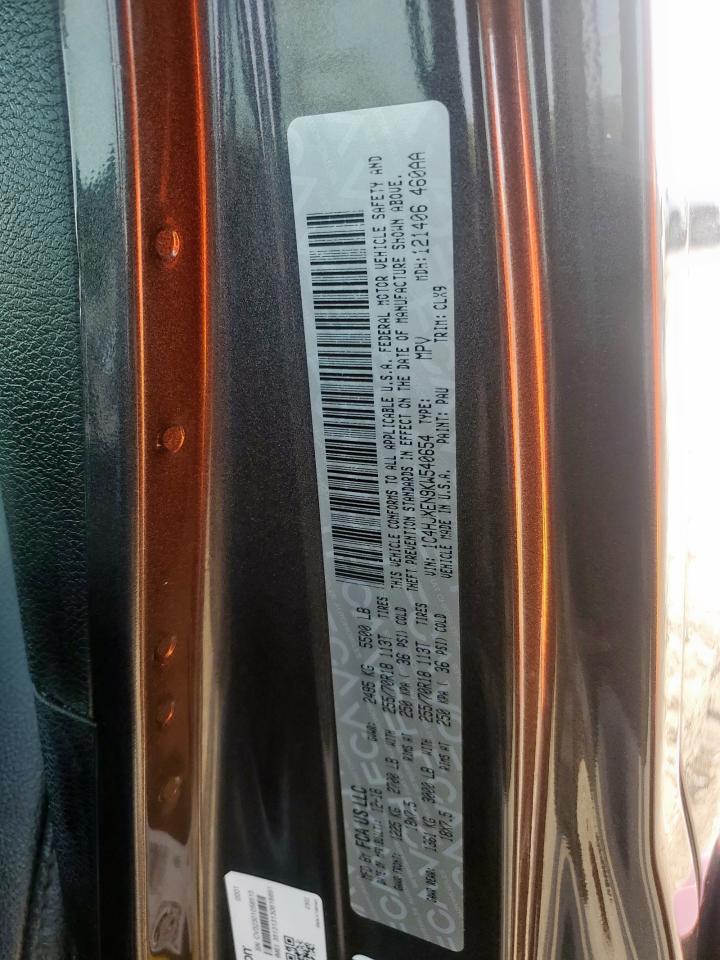 2019 Jeep Wrangler Unlimited Sahara VIN: 1C4HJXEN9KW540654 Lot: 63141455