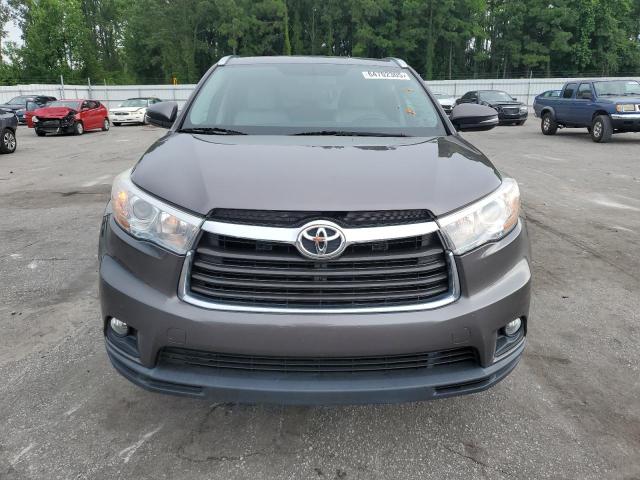  TOYOTA HIGHLANDER 2016 Серый