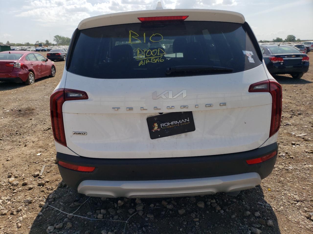 2022 Kia Telluride Lx VIN: 5XYP2DHC5NG323671 Lot: 62608105