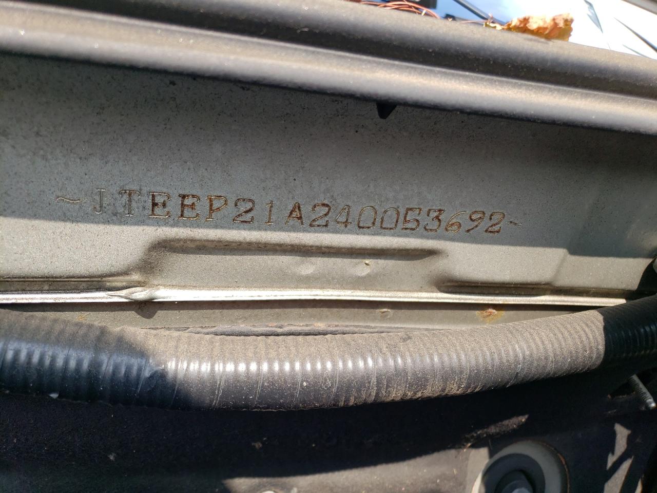 2004 Toyota Highlander VIN: JTEEP21A240053692 Lot: 63575595