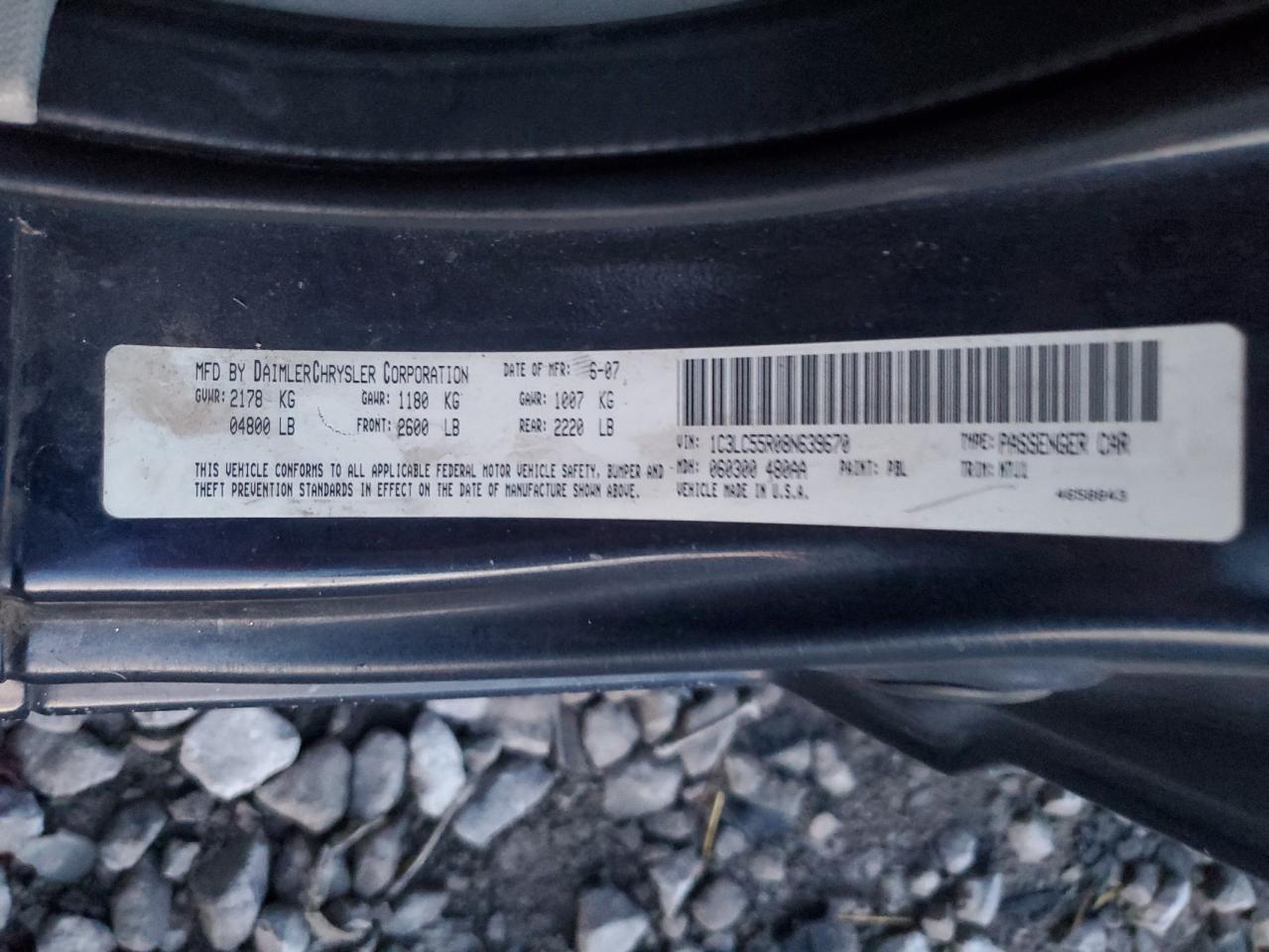2008 Chrysler Sebring Touring VIN: 1C3LC55R08N639670 Lot: 66622745