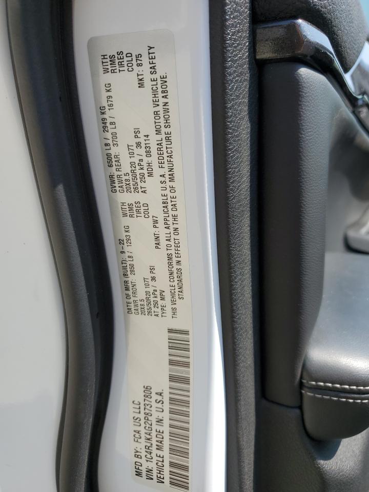 1c4rjkag2p8737806 1C4RJKAG2P8737806 2023 Jeep Grand Cherokee L Laredo