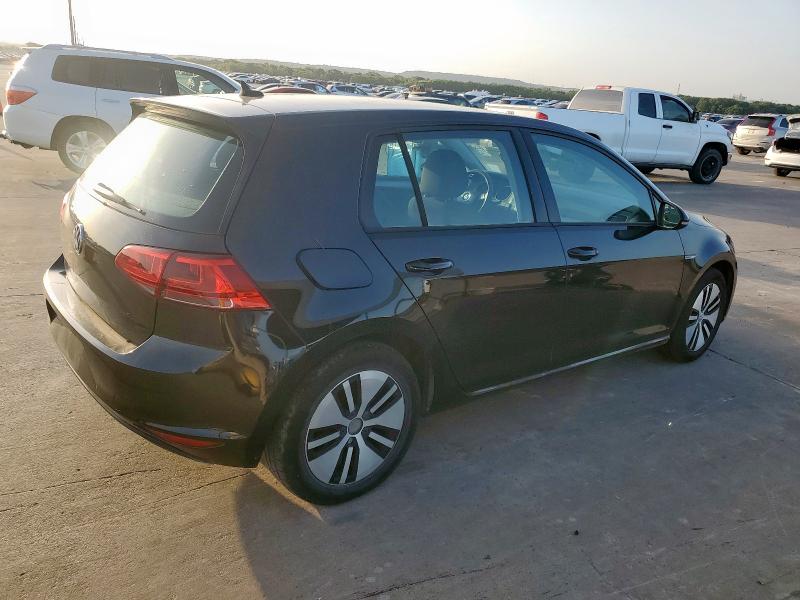 Hatchbacks VOLKSWAGEN GOLF 2016 Czarny