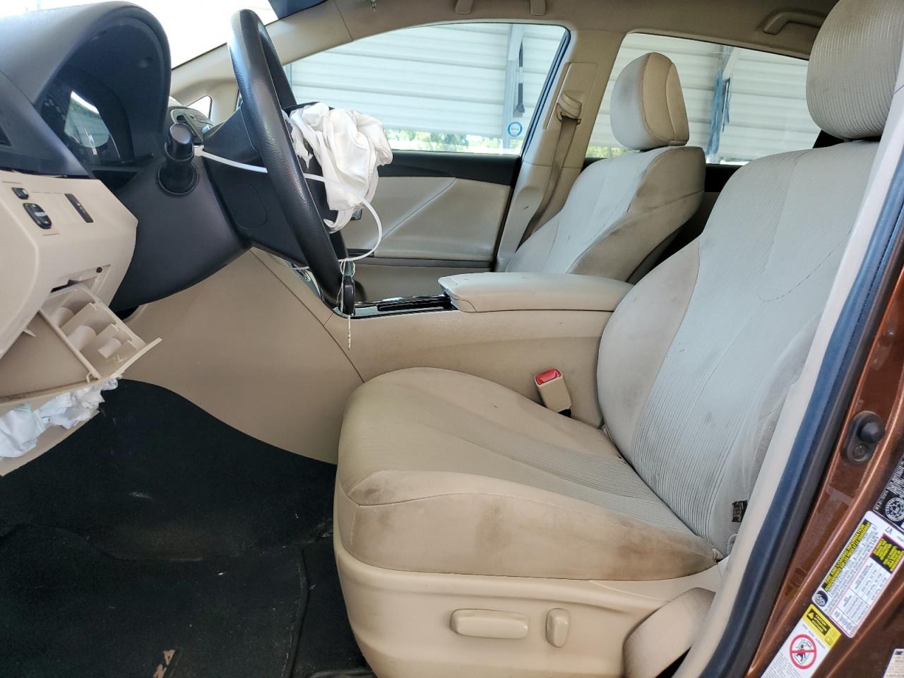 2012 Toyota Venza Le VIN: 4T3BK3BBXCU072309 Lot: 65243085