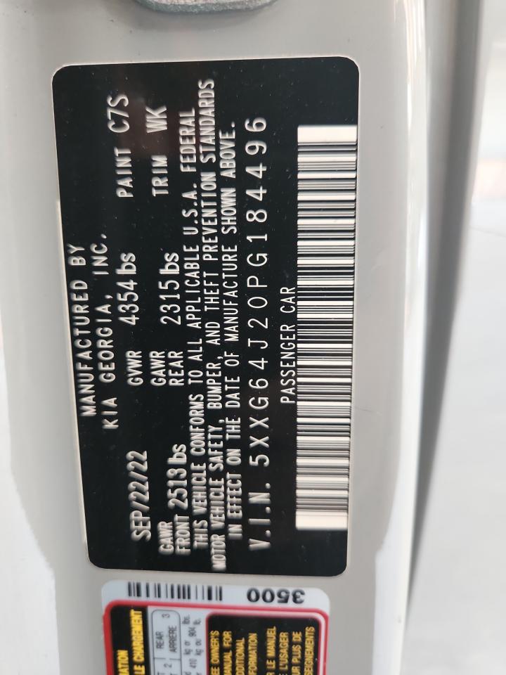 2023 Kia K5 Gt Line VIN: 5XXG64J20PG184496 Lot: 64872925