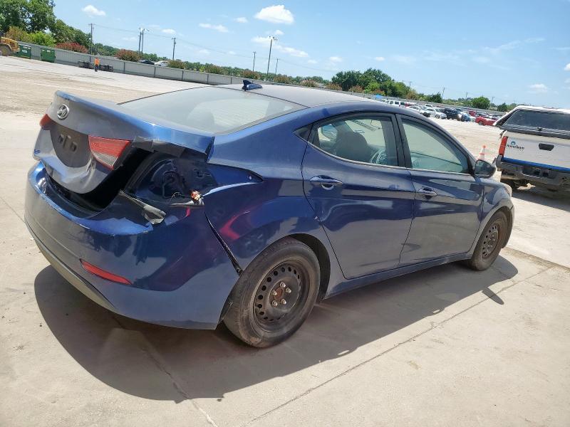  HYUNDAI ELANTRA 2016 Granatowy