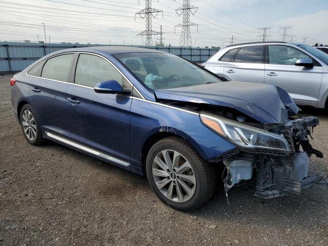  HYUNDAI SONATA 2016 Granatowy