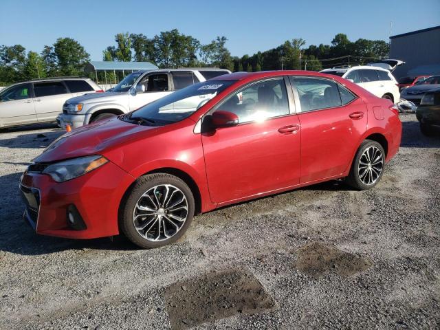  TOYOTA COROLLA 2016 Красный